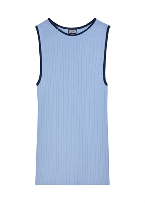 NPS tank top kontrast Light Blue/Marine Nørgaard På Strøget